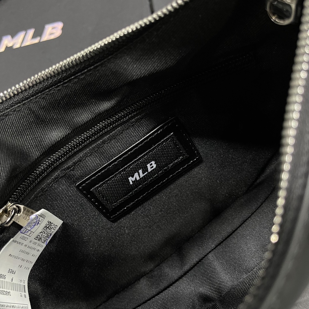 ✅ [ FELIX CHUẨN 1:1+ VIDEO] Túi Đeo Vai Da NY MLB Monogram Rainbow Hobo Bag - 3ABQS041N-50BKS | CÓ SẴN HÀNG