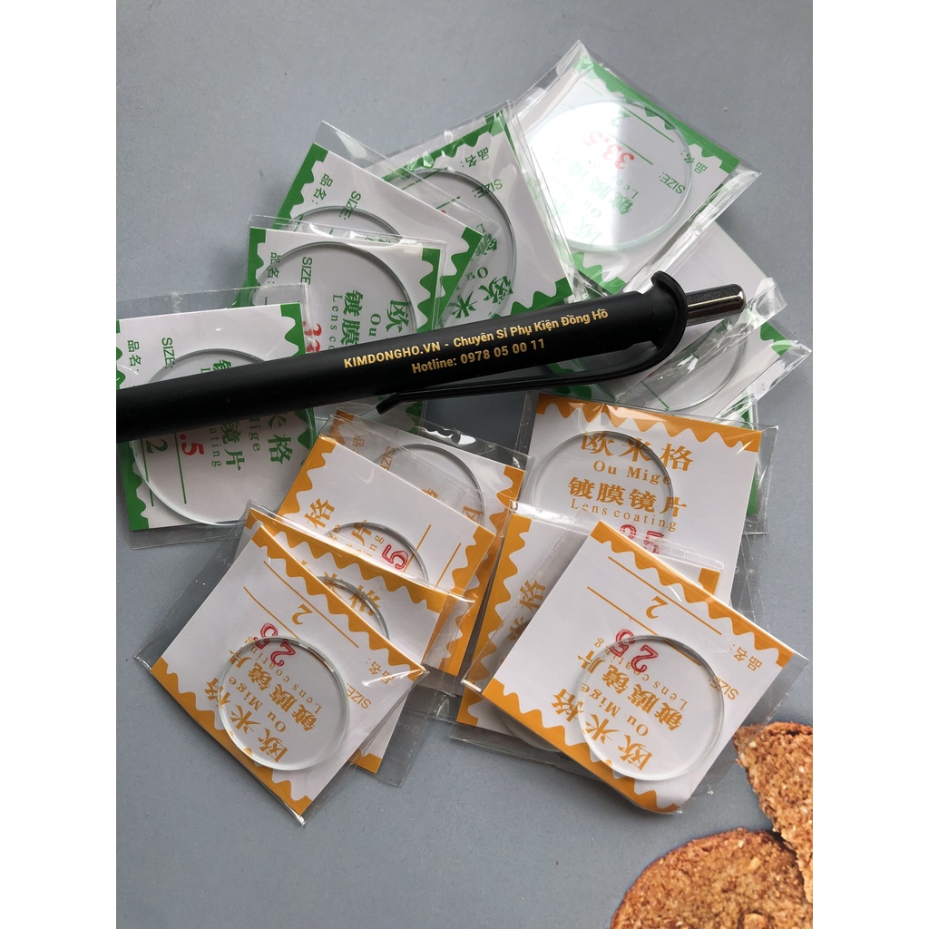 Mặt kính thường dày 2.0mm thay cho các loại đồng hồ