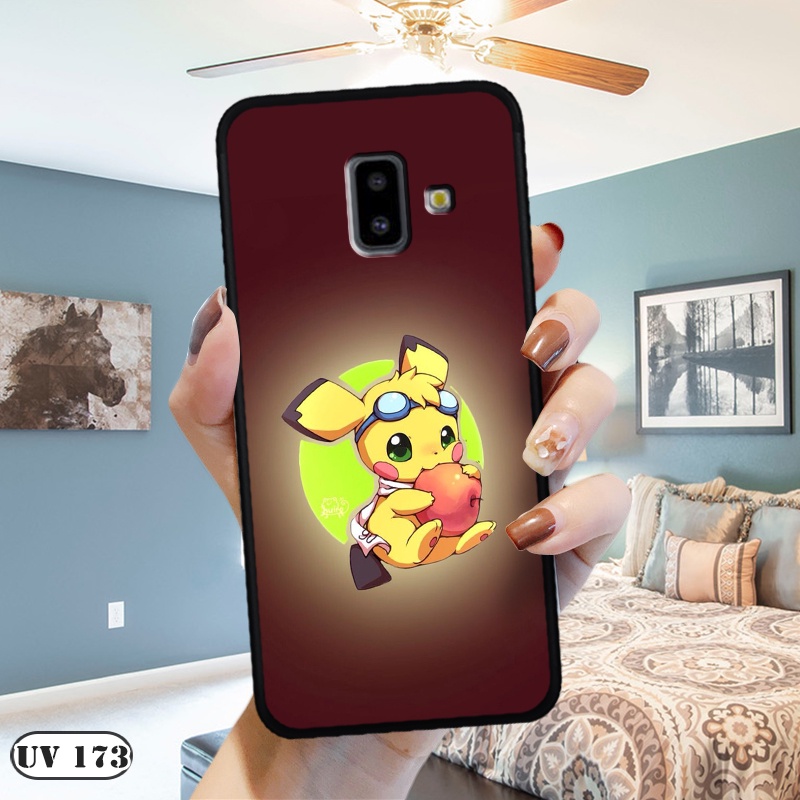 Ốp nhám viền dẻo cho điện thoại Samsung Galaxy J6 Plus