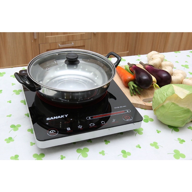 Bếp hồng ngoại Sanaky SNK2102HG- hàng chính hãng-bảo hành 12 tháng,Công suất vùng nấu: 2000W