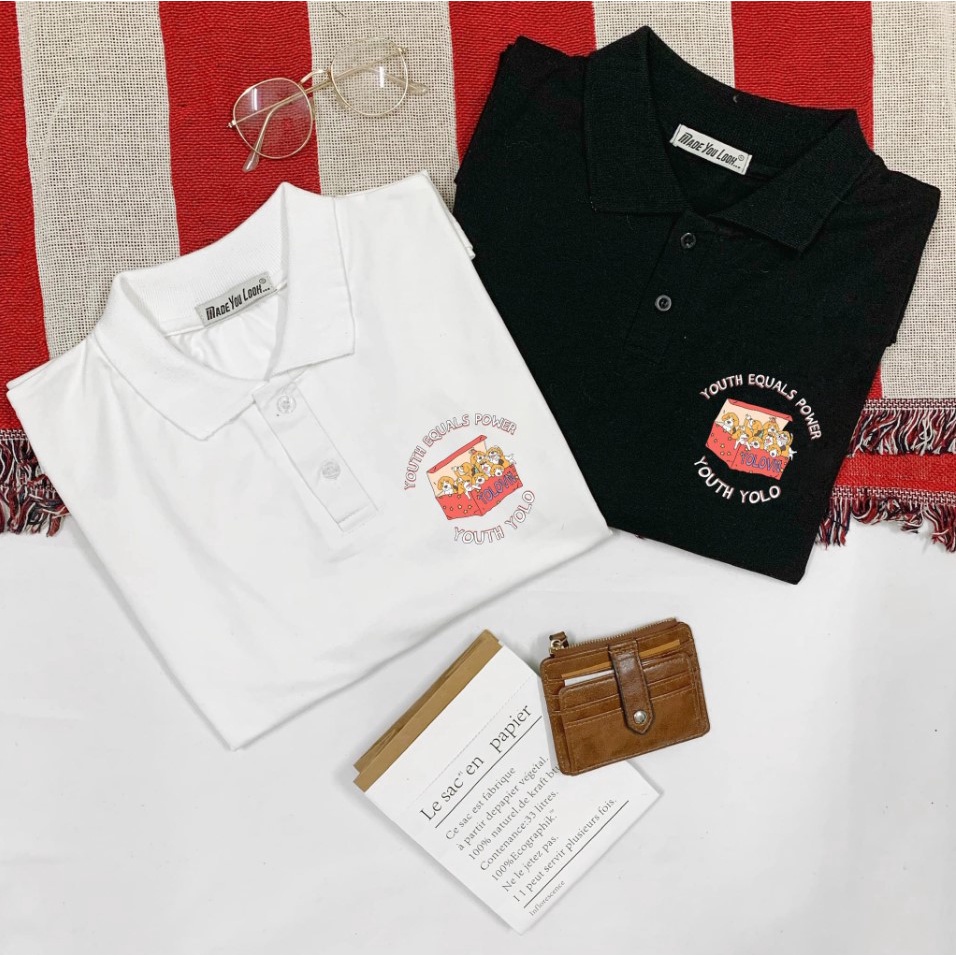 Áo polo hộp quà HARIQUEEN