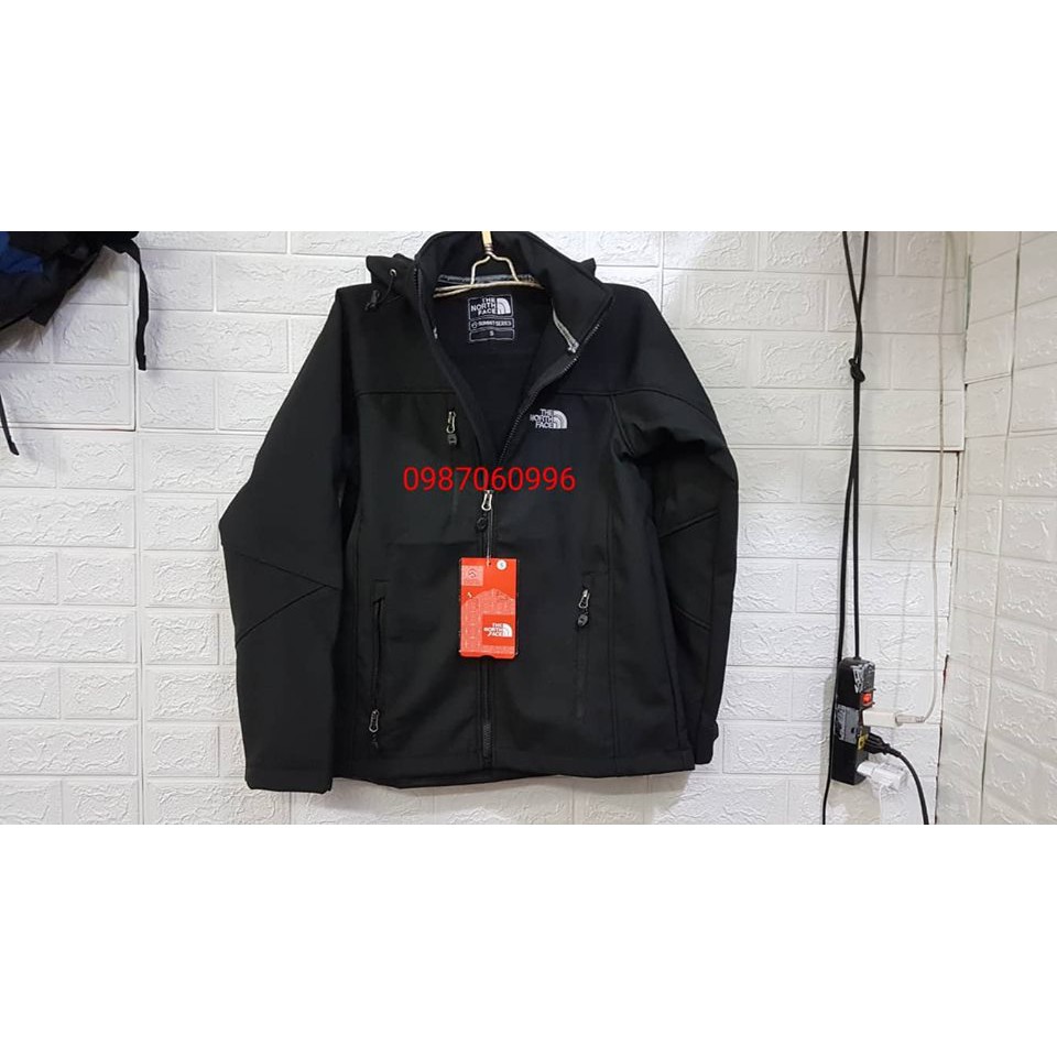 Áo Nỉ TNF VNXK Softshell fom Âu Màu Đen | BigBuy360 - bigbuy360.vn
