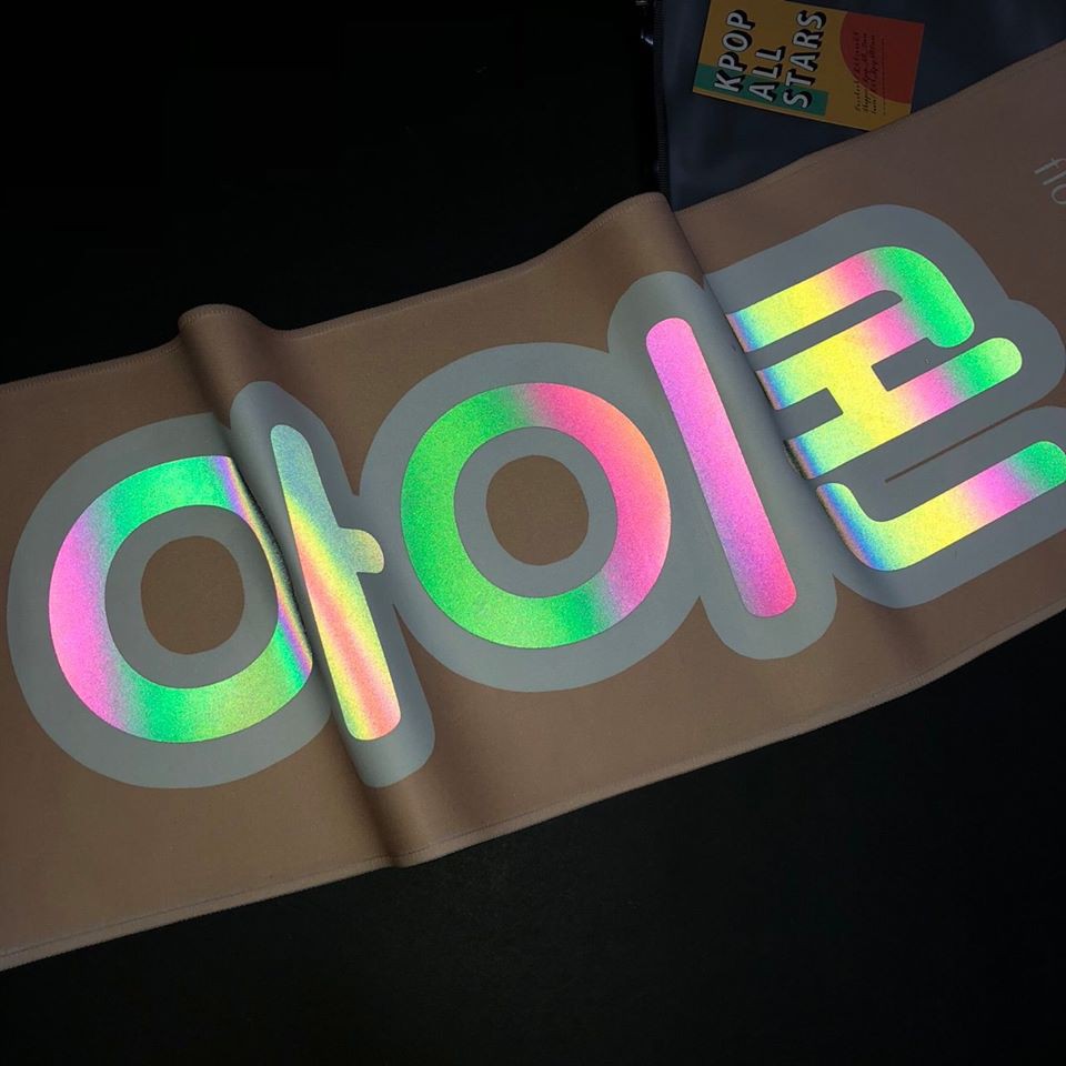 Slogan vải Fansite 20x60cm - Khăn cổ cũ in 2 mặt theo yêu cầu