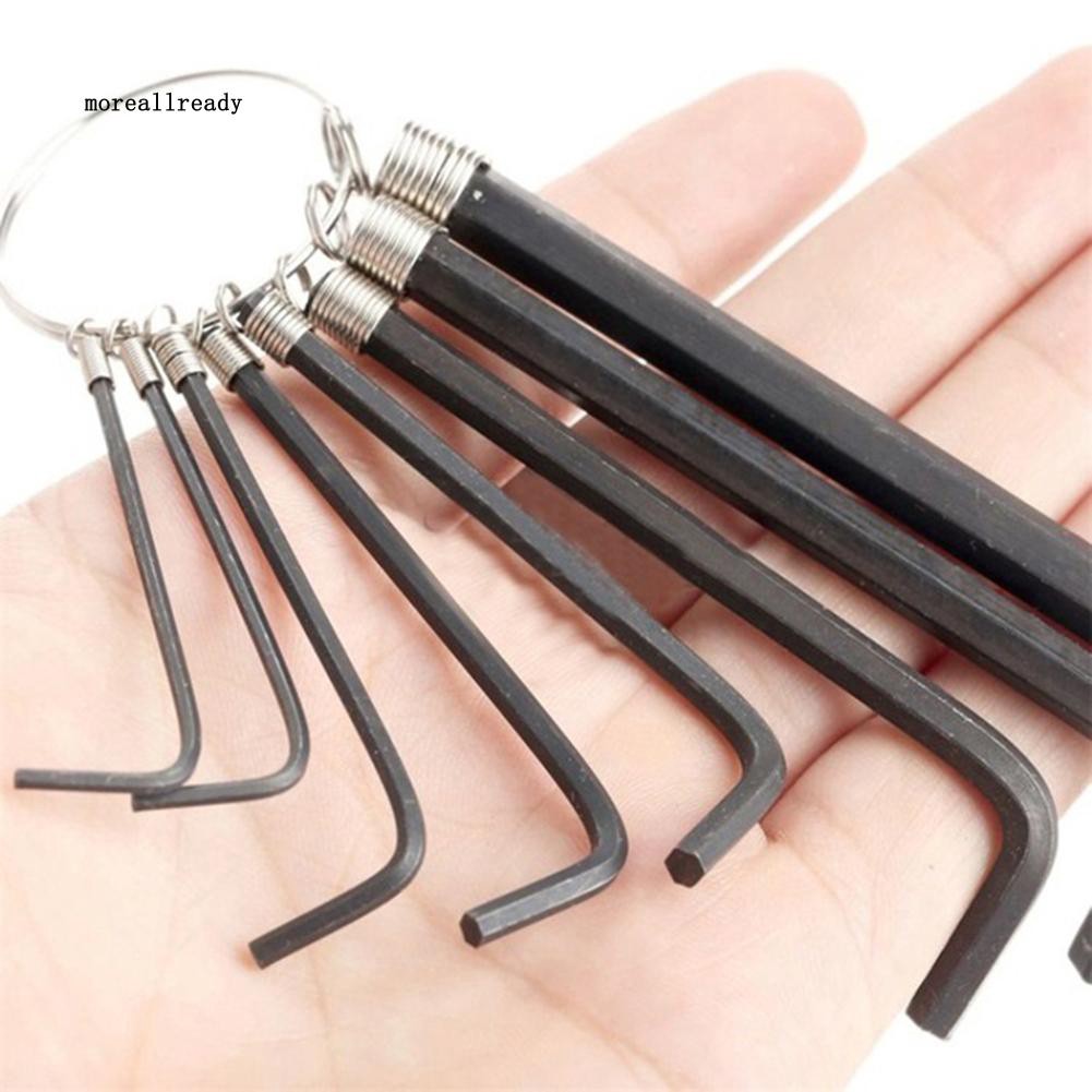 Set 8 lục lăng sửa chữa xe đạp có móc khóa tiện dụng