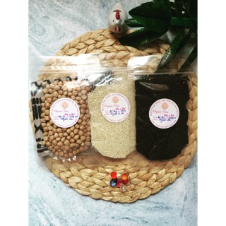 Hạt hữu cơ mè đen,mè trắng,đậu gà Markal