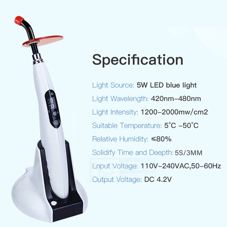 Đèn Led Chiếu Sáng Nha Khoa Không Dây 1200-1400mw/cm2