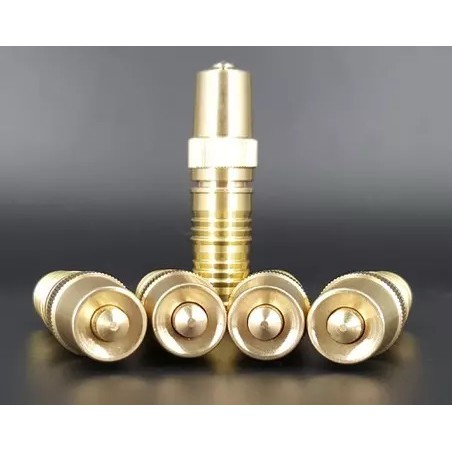 Đầu vòi tăng áp bằng đồng đa năng phun nước rửa xe, tưới cây tăng.