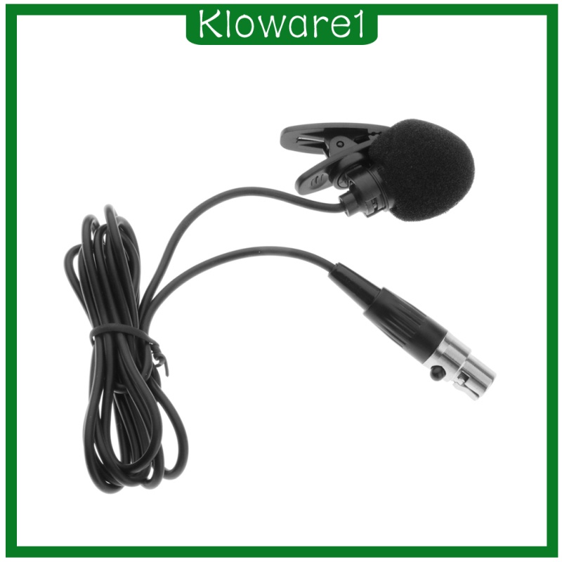 1 Đầu Kẹp Micro Không Dây Xlr 3 Chấu Bằng Nhựa Tiện Dụng