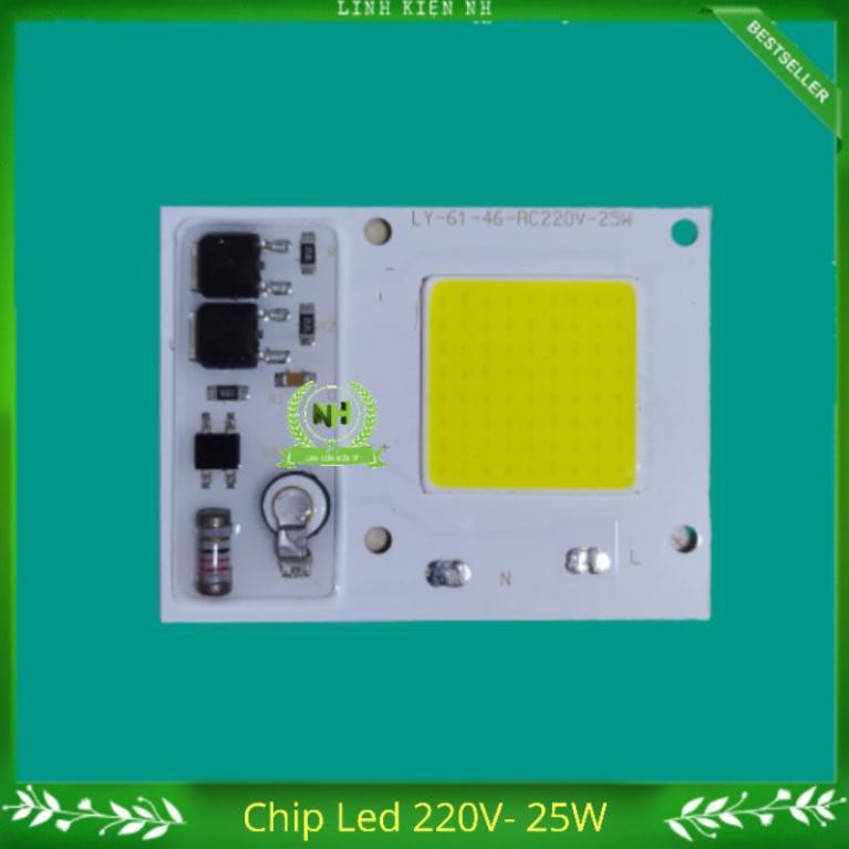 Nhân Led Chip Led 220V - 25W ( Sáng trắng và sáng vàng ) Loại Tốt