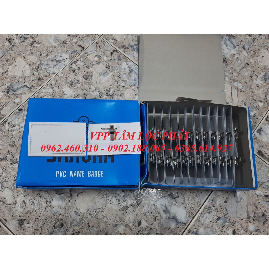 Sỉ Hộp 50 Chiếc THẺ CÀI SAKURA - Kẹp thẻ hội nghị