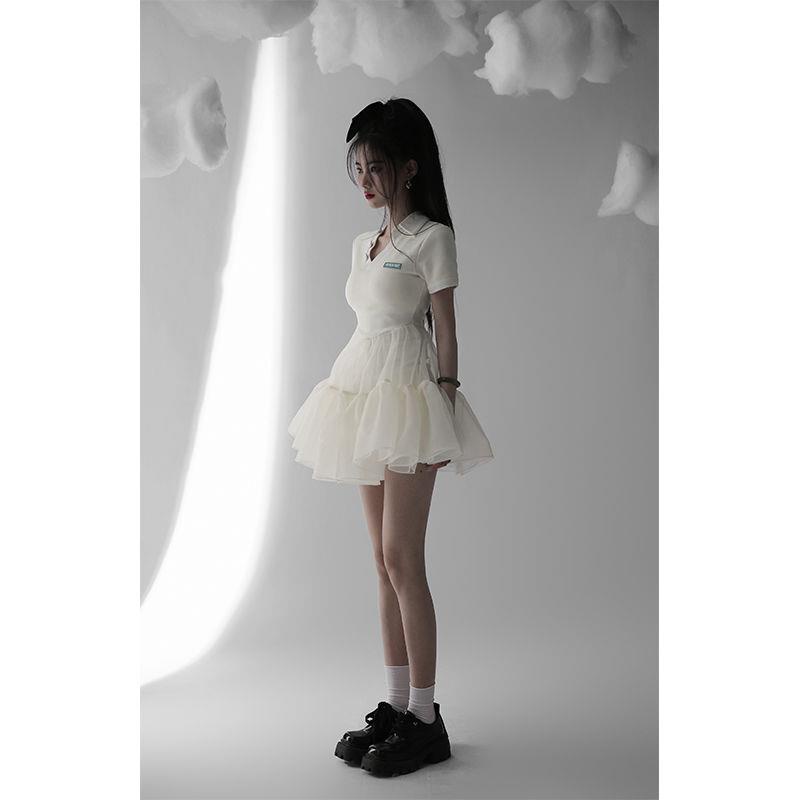 Đầm Cổ Polo Tay Ngắn Phong Cách Mới Dành Cho Nữ Thời Trang Mùa Hè 2022