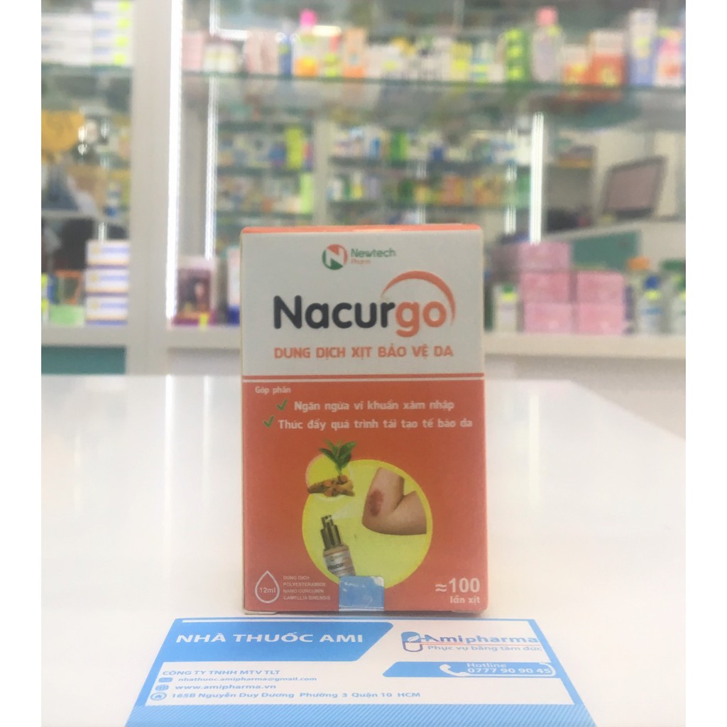 Nacurgo- Băng vết thương dạng xịt - Amipharma