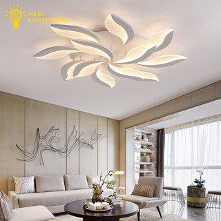 Đèn ốp trần phòng khách, Đèn LED trang trí G21, 3 chế độ sáng có điều khiển tăng chỉnh ánh sáng