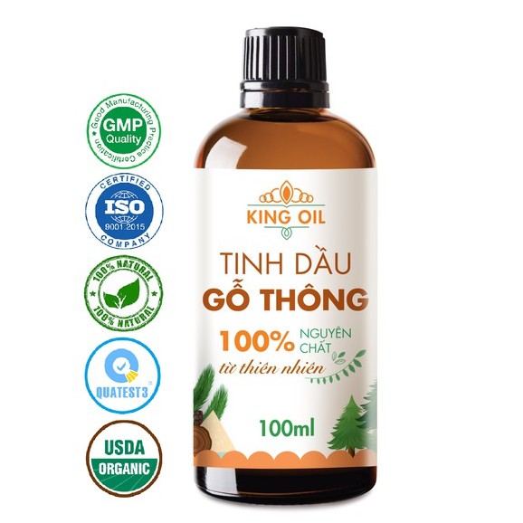 [Mã LIFE20KALL giảm 10% đơn 50K] Tinh dầu gỗ thông nguyên chất Organic từ thiên nhiên - KingOil