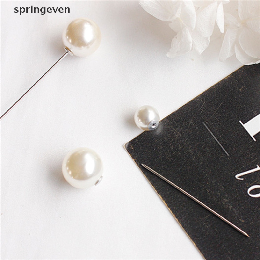 springeven Big Pearl Brooch Bouquet Pin Sweater Shawl Buckle Wedding Bridal Jewelry RFT