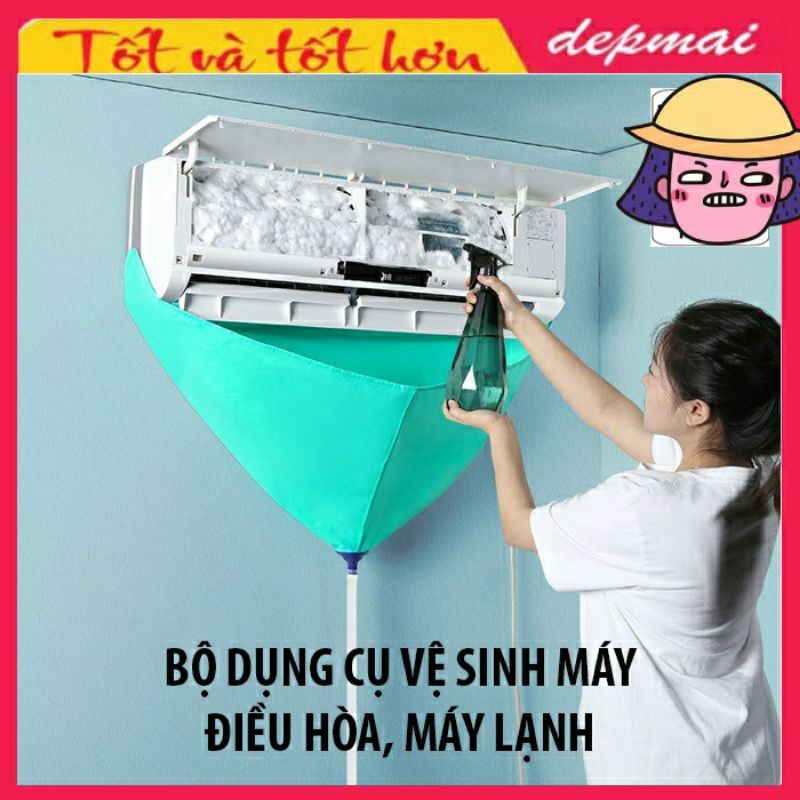 Bộ dụng cụ vệ sinh máy lạnh điều hòa