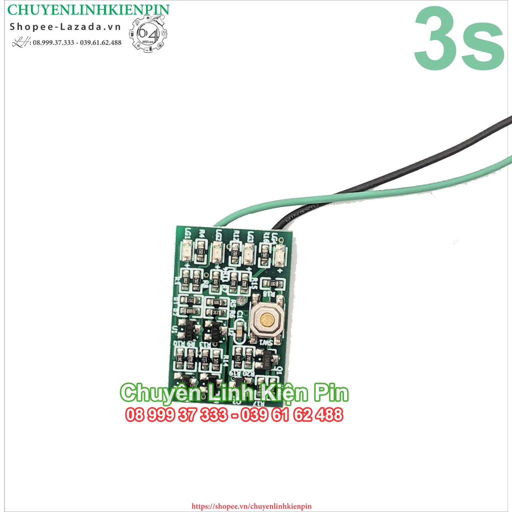 Mạch led báo pin 12v 14v 18v