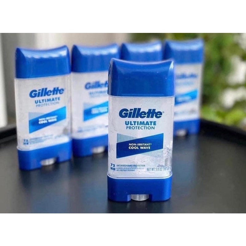 Set 5 chai lăn khử mùi nam Gillette ultimate protection 2x