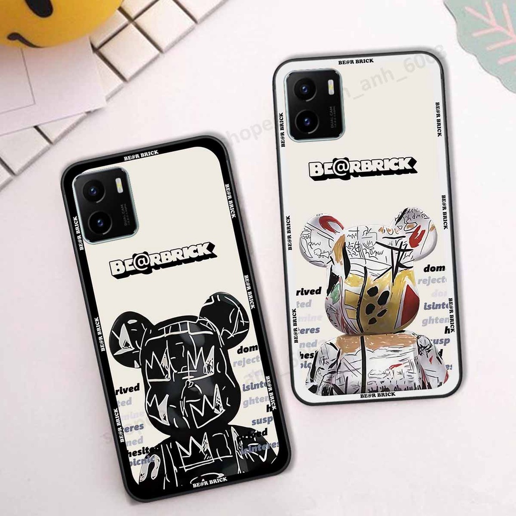 Ốp Vivo Y15s be@r brick mars thời trang, ốp lưng điện thoại viền dẻo siêu chất