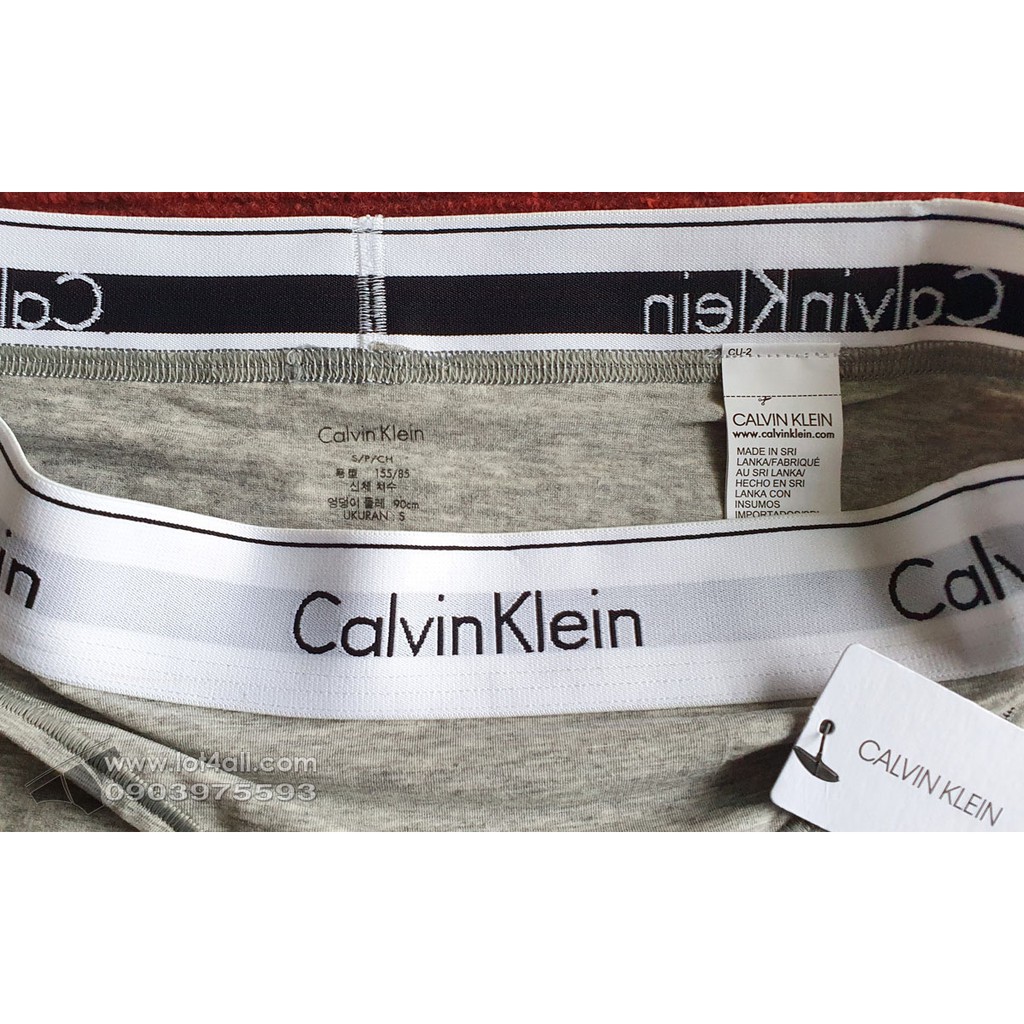 [AUT.] Quần lót nữ Calvin Klein F3787 Modern Cotton Modal Bikini Grey Heather