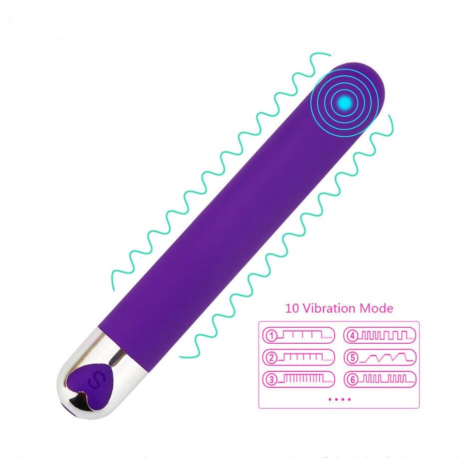 Máy massage mini cầm tay 10 chế độ mátxa đa năng sử dụng sạc USB cao cấp