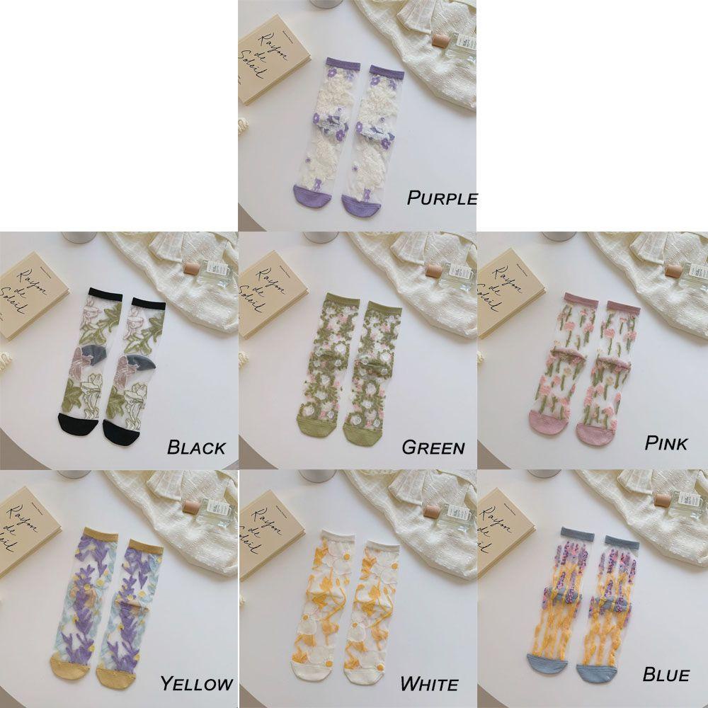 Vớ Cotton Cổ Thấp Trong Suốt Thoáng Khí Thời Trang Xuân Hè Cho Nữ