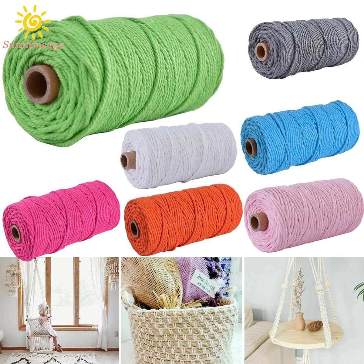 Dây Thừng Cotton Treo Rèm Cửa 2mm X 100m