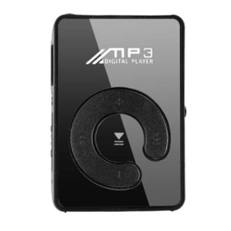 Máy nghe nhạc MP3 mini kỹ thuật số có kẹp cố định hỗ trợ thẻ SD/TF có cổng USB