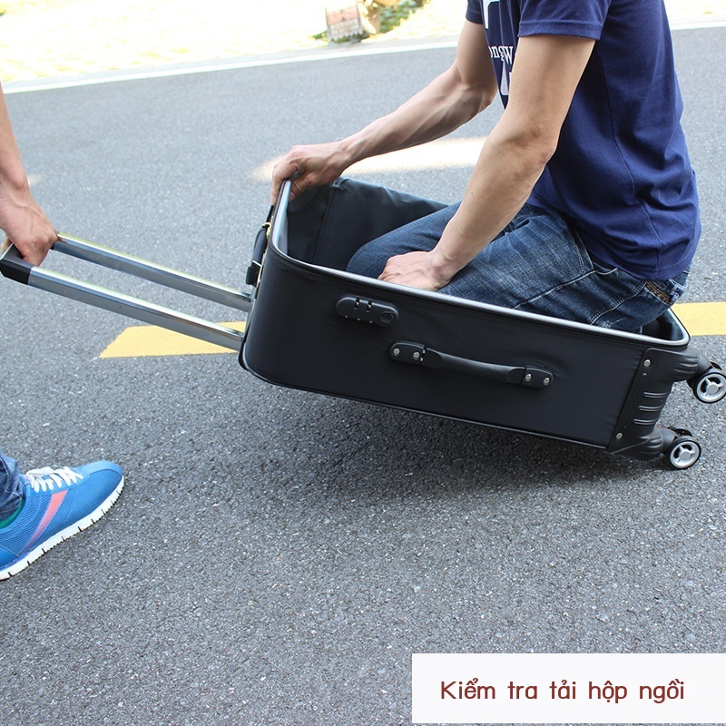 Vali vải Oxford hành lý nữ bánh xe đẩy phổ quát trường hợp nam hộp mật khẩu hộp 20 inch trường hợp lên máy bay