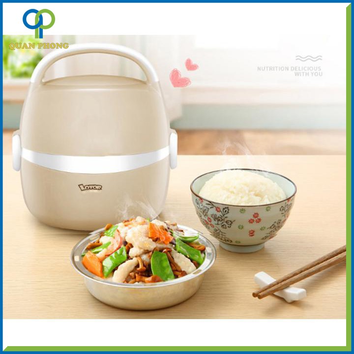Hộp Cơm Cắm Điện, Hâm Nóng Giữ Nhiệt Lotor Bằng Hơi Nước Đảm Bảo Dinh Dưỡng Tốt Cho Bạn | BigBuy360 - bigbuy360.vn