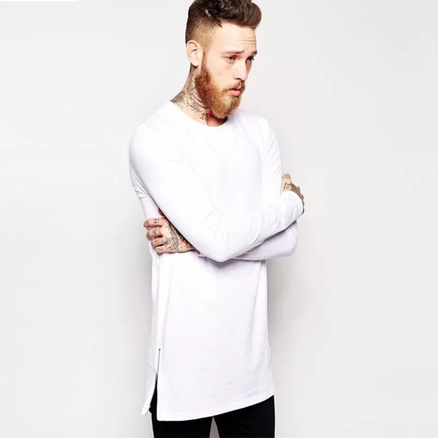 Áo Longtee Zipper