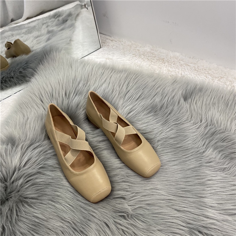 Giày đế bệt quai chun chéo siêu mềm dễ đi POCI 224