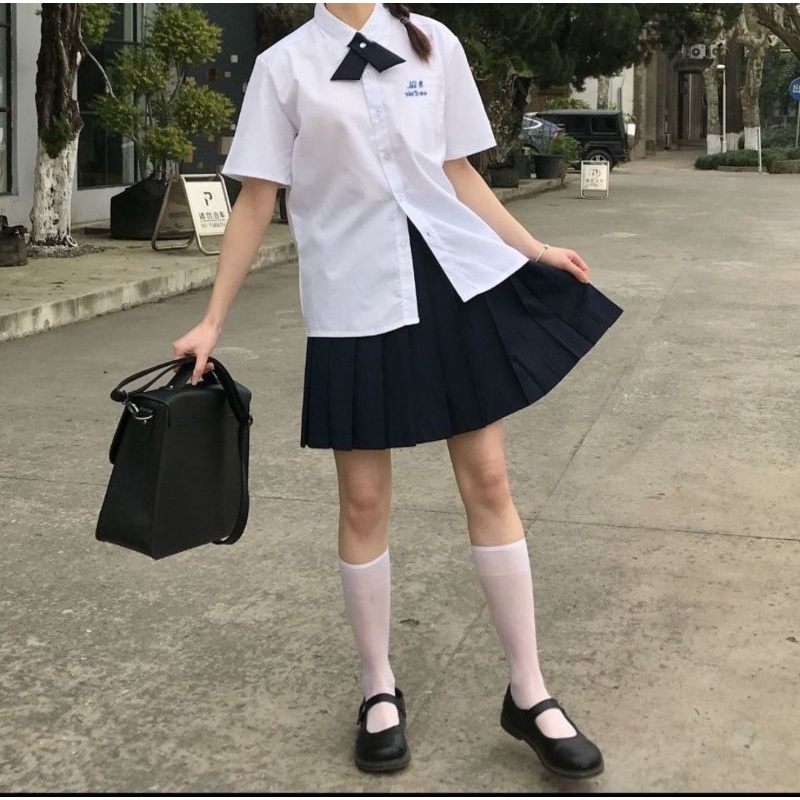 Áo sơ mi ngắn tay đồng phục học sinh nữ Thái Lan