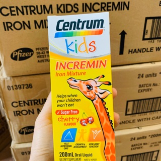 Sản phẩm Centrum kids incremin iron mĩture( Úc)