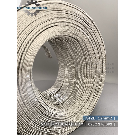 Dây Đồng Bện Mạ Thiếc 12mm2 - Bán lẻ đoạn 1m, 5m