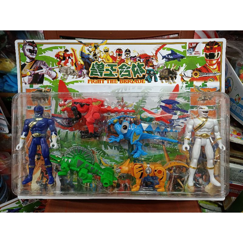 28168 - Bộ đồ chơi mô hình siêu nhân Gao và khủng long