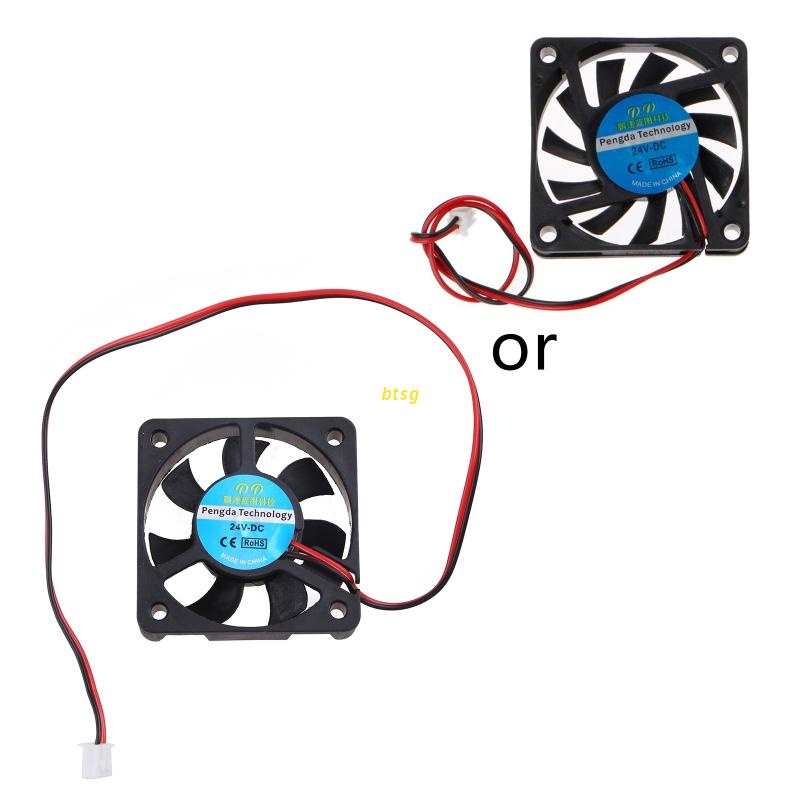 Quạt Tản Nhiệt Cho CPU 6010 DC 24V 2-Pin 60x60x10mm