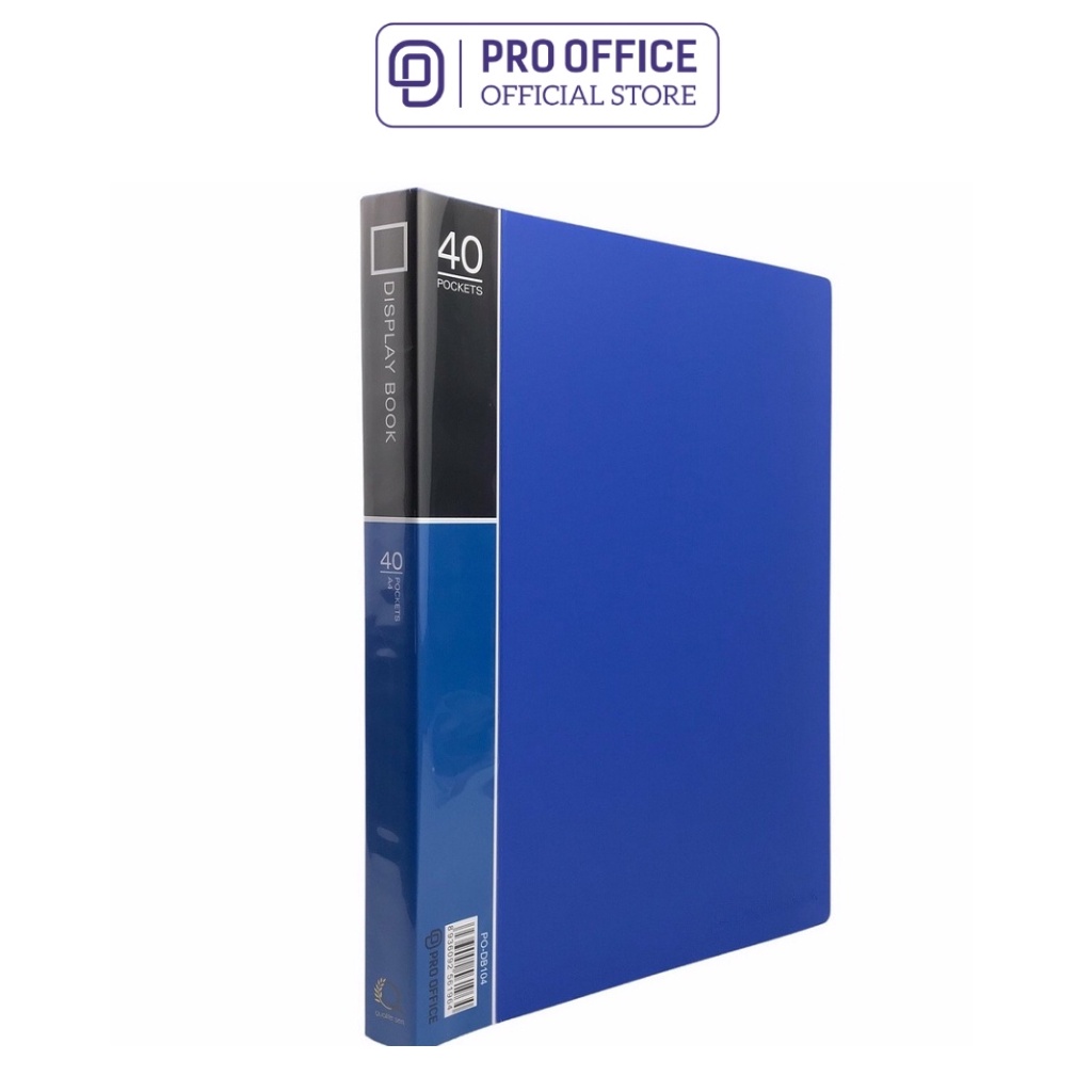 File Lá 40 Đựng Tài Liệu Q Seri PRO OFFICE Làm Từ Nhựa Mica, Chắc Chắn, Bề Mặt Mịn PO-DB104