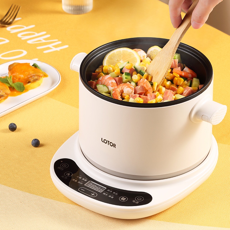 Nồi Điện Đa Năng Chống Dính Xào Rán Hấp Lẩu Lotor 18CF [CMART_GIA DỤNG TIỆN ÍCH]
