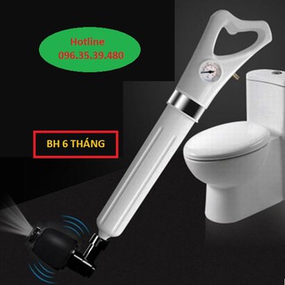 Dụng Cụ Thông Bồn Cầu bằng khí nén áp lực siêu mạnh