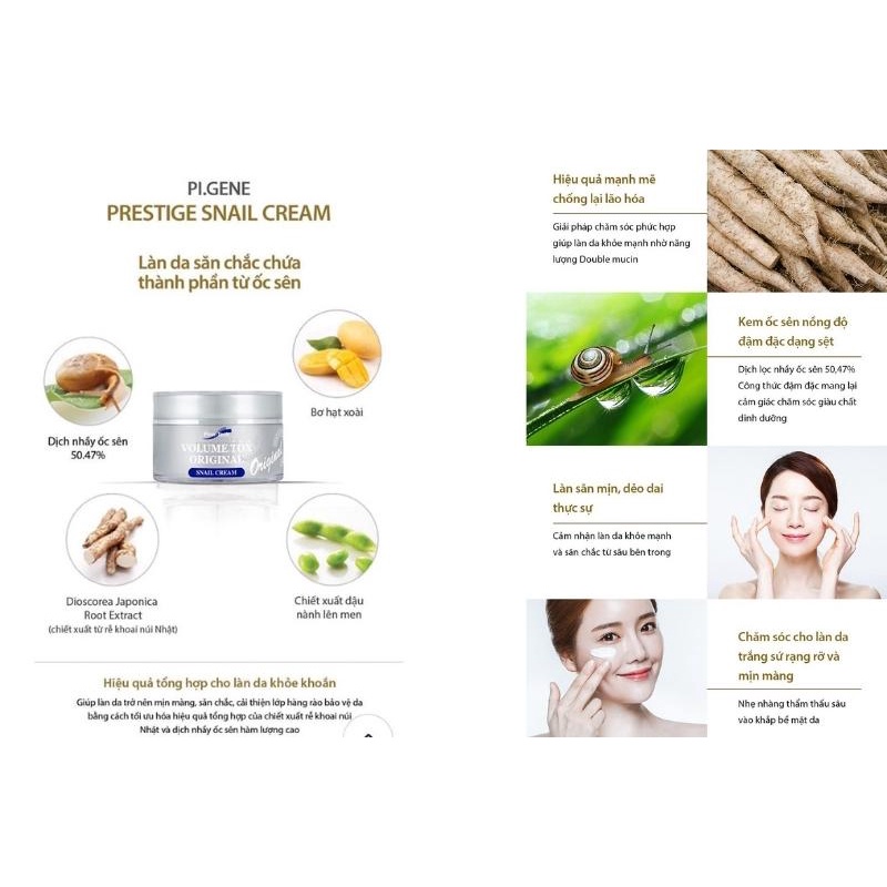 Bộ 3 sản phẩm Volume tox original Pion-Tech Hàn Quốc chống lão hóa, da căng bóng