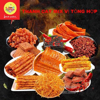 COMBO 15 GÓI THANH CAYTRUNG QUỐC TỔNG HỢP ĐỦ LOẠI-SNACKSEEKER-THANH CAY SIÊU NGON-ĐỒ ĂN VẶT TRUNG QUỐC-
