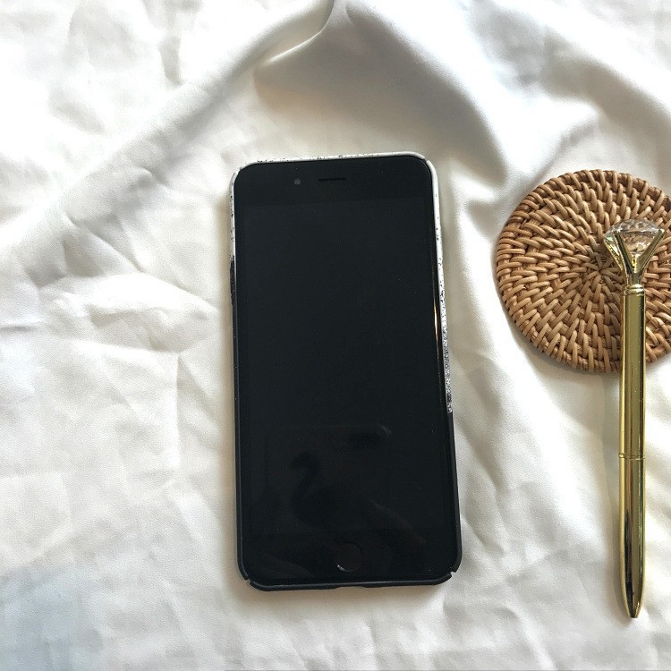 Ốp lưng điện thoại nhựa cứng iPhone X XS XR XSMAX 11PRO 11PROMAX hình cát trắng đen | BigBuy360 - bigbuy360.vn