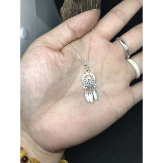 Mặt dây dreamcatcher bạc