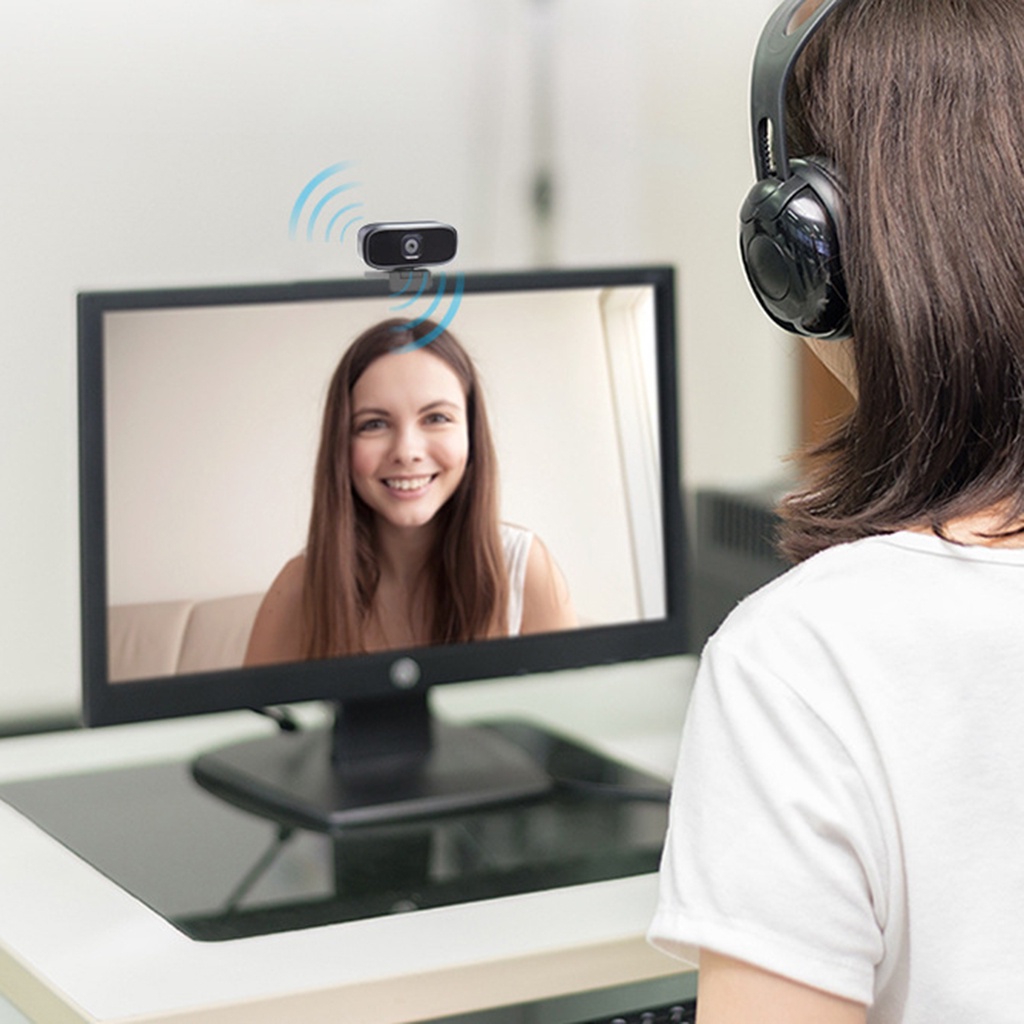 [giá giới hạn] USB 2.0 Webcam 1080P HD with Built-in Microphone 90 Degrees Rotatable for PC | BigBuy360 - bigbuy360.vn