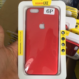 Ốp dẻo nhung hở táo cho iphone 6 plush 6s plush