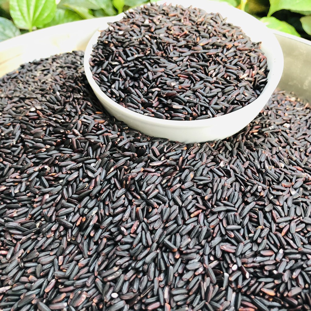 Nếp than dưỡng sinh ( gạo nếp cẩm ) thơm ngon , dinh dưỡng hữu cơ