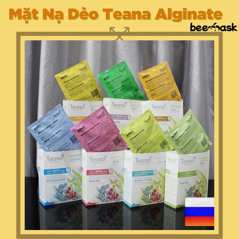 Mặt Nạ Dẻo Teana Alginate Mask Algoboto Chiếc Xuất Từ Thiên Nhiên