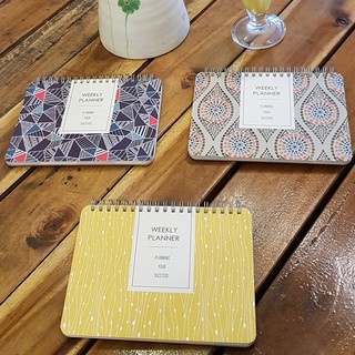 Sổ lò xo ngang A5 Weekly Planner, sổ kế hoạch - Blueangel