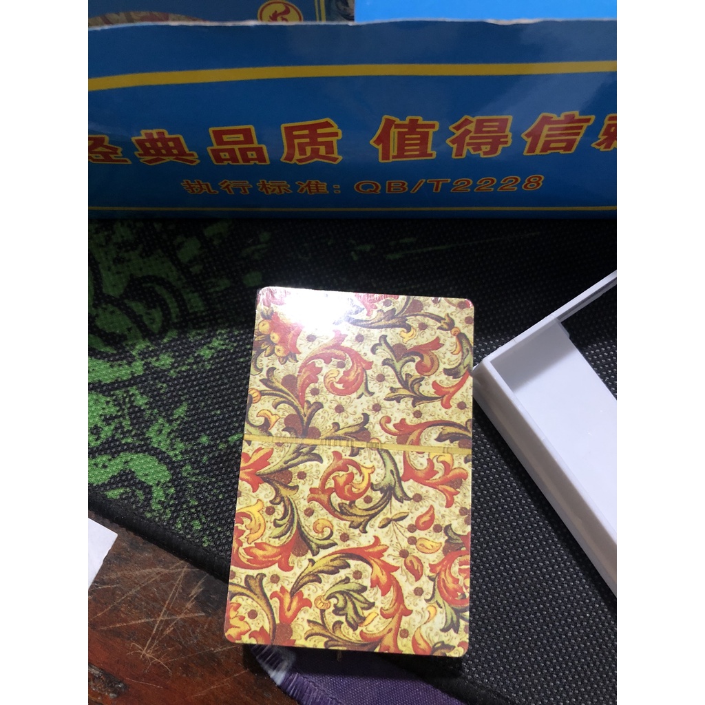 Bộ Bài - Tú Hộp Nhựa Phượng Hoàng Xanh